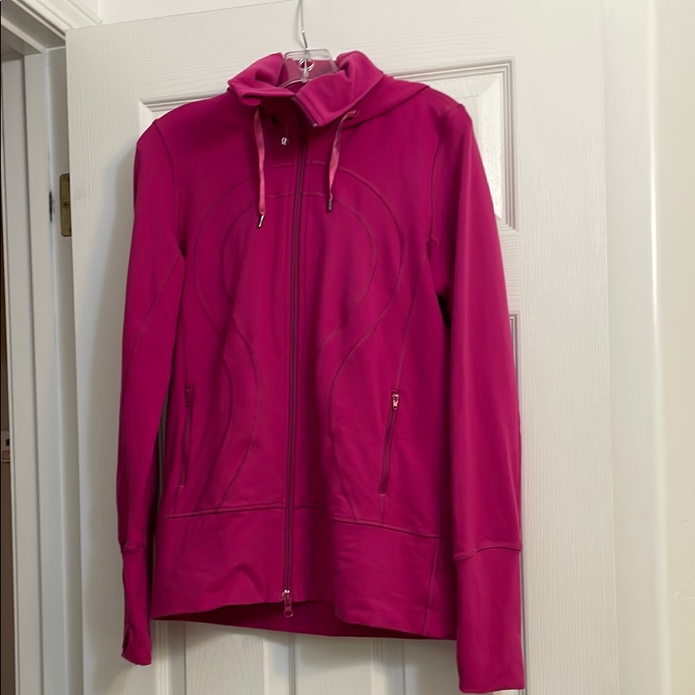 Pink Zip-Up Hoodie